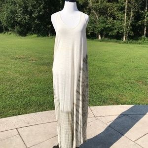 Free People Cream Tie-Dye Swimsuit Cover